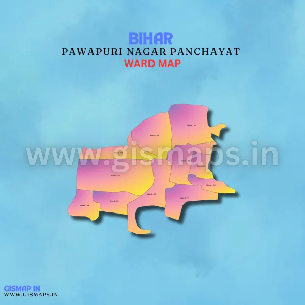 Pawapuri Nagar Panchayat Ward Map